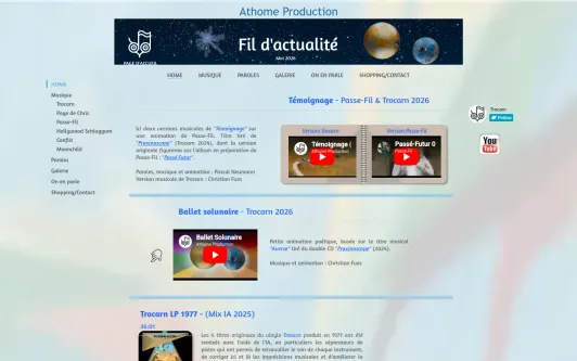 Example website Trocarn