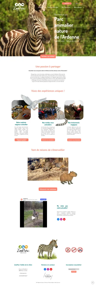 ZooParc Vallée de la Sûre • Parc animalier de l'Ardenne