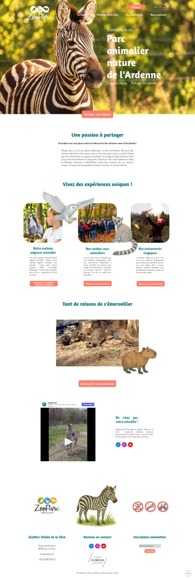 ZooParc Vallée de la Sûre • Parc animalier de l'Ardenne
