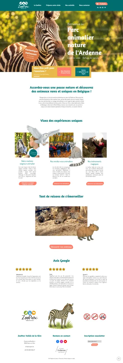 ZooParc Vallée de la Sûre • Parc animalier de l'Ardenne