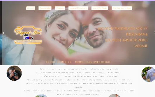 Ejemplo de sitio web Thegood-Box