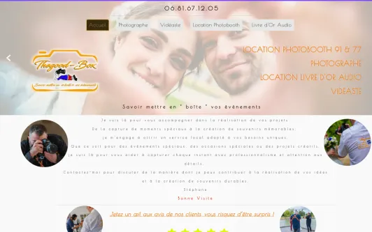 Ejemplo de sitio web Thegood-Box