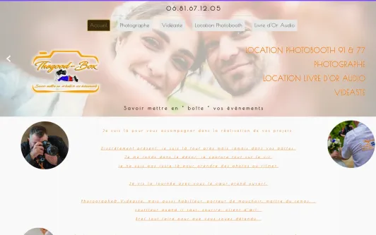 Ejemplo de sitio web Thegood-Box
