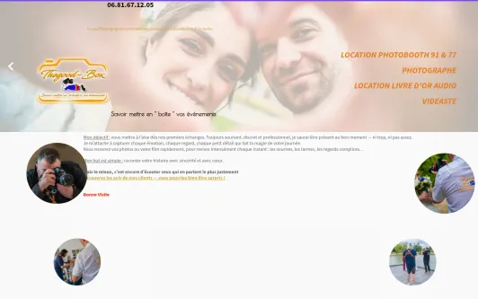 Ejemplo de sitio web Thegood-Box