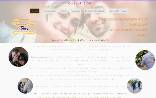 Ejemplo de sitio web Thegood-Box