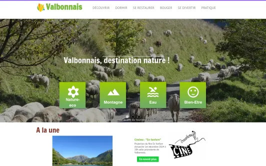 Site exemple Valbonnais