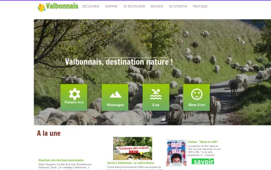 Site exemple Valbonnais