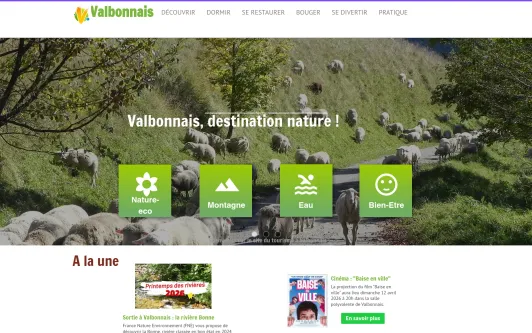 Site exemple Valbonnais