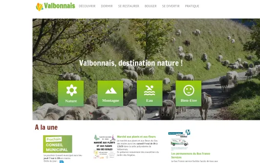Site exemple Valbonnais