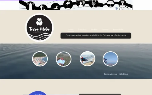 Example website Terra Vi(v)u - le pays littoral respecté