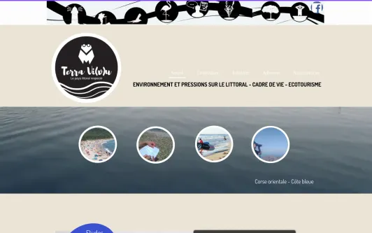 Example website Terra Vi(v)u - le pays littoral respecté