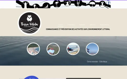 Example website Terra Vi(v)u - le pays littoral respecté