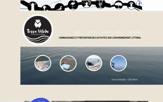 Example website Terra Vi(v)u - le pays littoral respecté