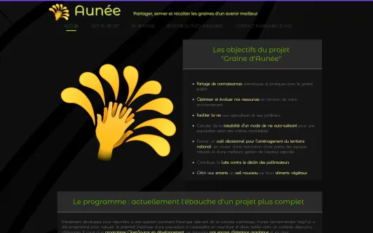 Site exemple Aunée Project