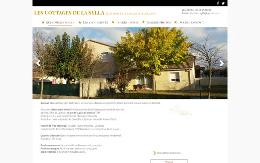 Site exemple LOCATION MAISON ROMANS