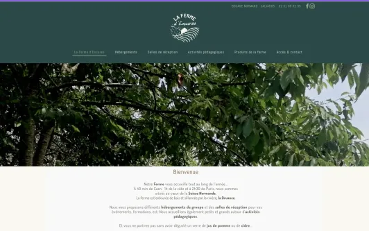 Site exemple Ferme d&#39;Escures