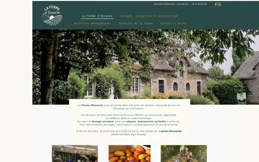 Site exemple Ferme d'Escures