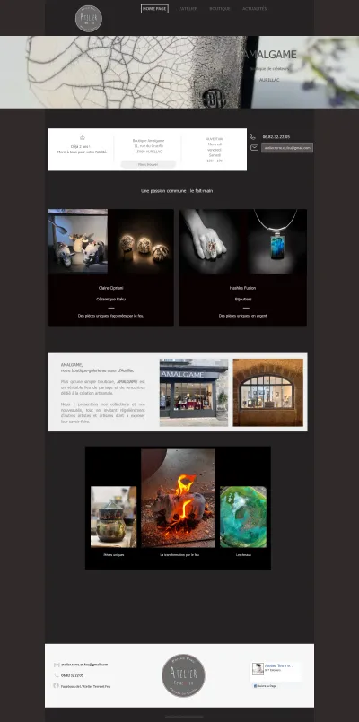 Atelier Terre et Feu