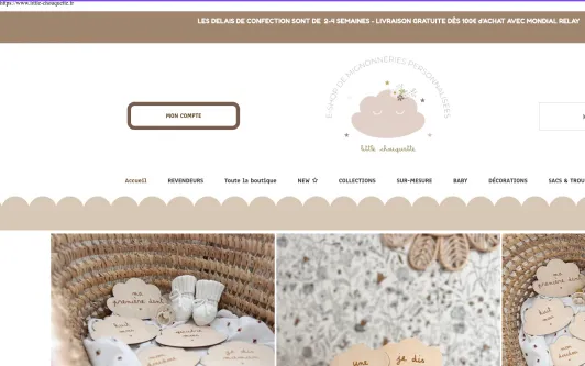 Site exemple Little chouquette