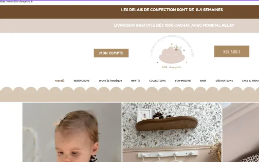 Site exemple Little chouquette