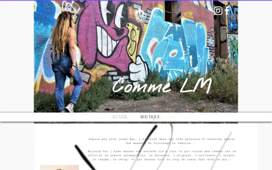 Site exemple Comme LM