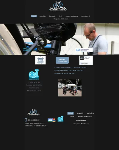 Fredovelo - Atelier mobile de réparation de vélos Orléans