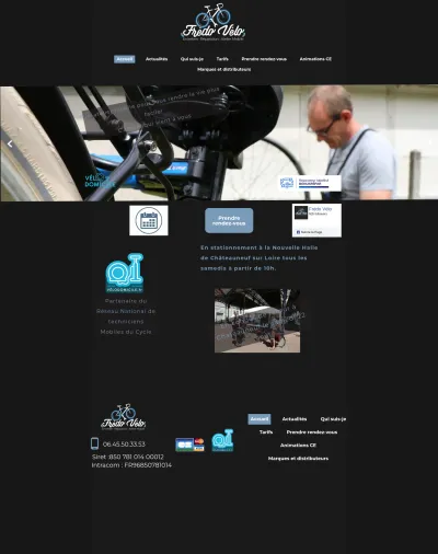 Fredovelo - Atelier mobile de réparation de vélos Orléans
