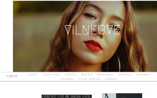 Ejemplo de sitio web Vilneuve Studio