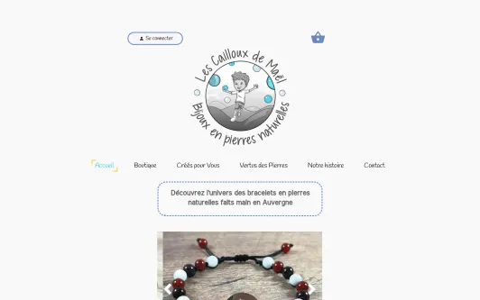 Bijoux en pierres naturelles personnalisables - Les Cailloux de Maël