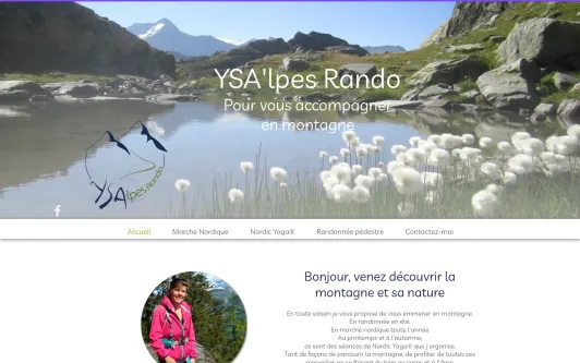 Site exemple YSA'lpes Rando