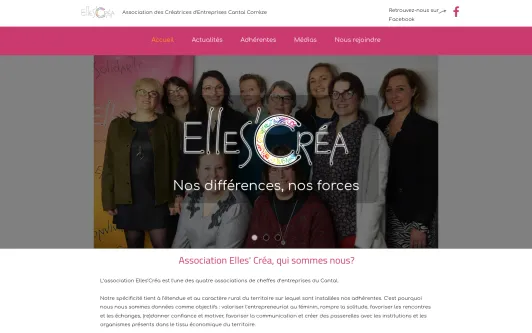 Example website Elle&#39;s Créa