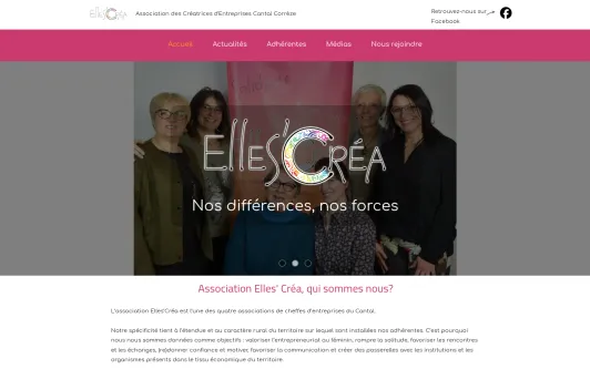 Example website Elle's Créa