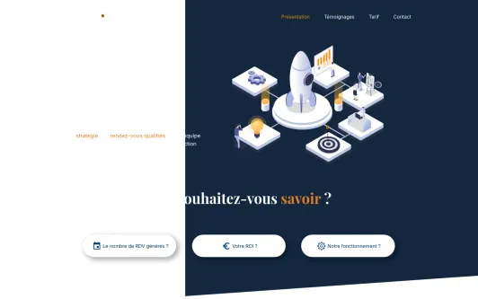 Example website Lancez ou accélérez votre prospection commerciale