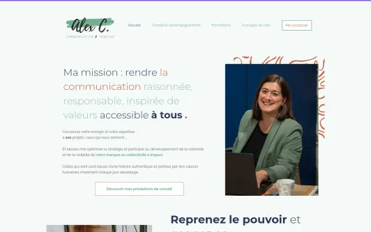 Site exemple Alex-C.Communication
