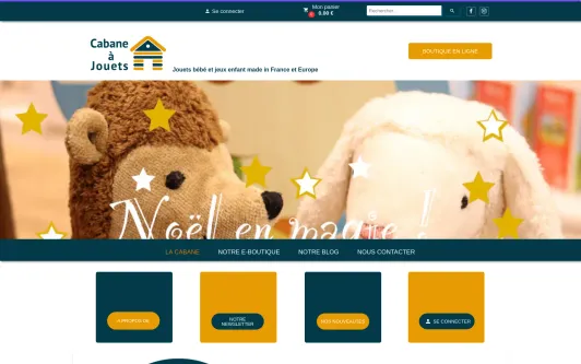 Site exemple Cabane a jouets : des jeux pour s'amuser