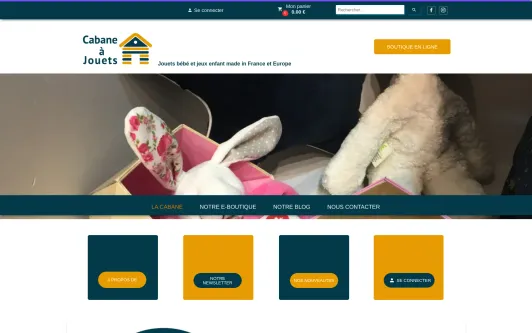 Site exemple Cabane a jouets : des jeux pour s'amuser