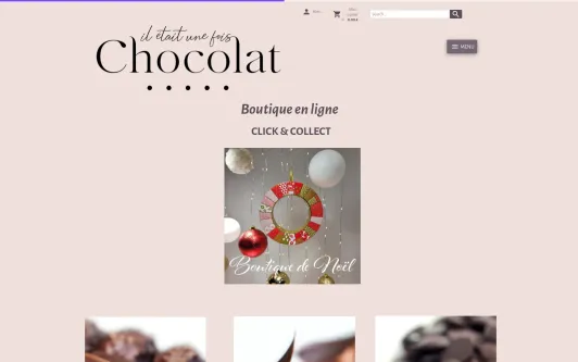 Site exemple Il était une fois chocolat