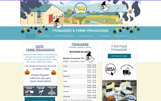 Site exemple LA FERME DU RIALET