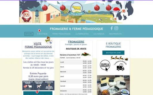 Site exemple LA FERME DU RIALET