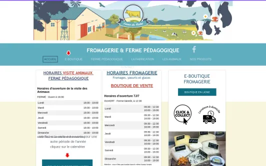 Site exemple LA FERME DU RIALET