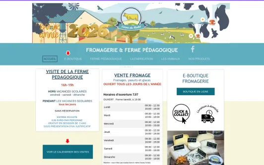 Site exemple LA FERME DU RIALET