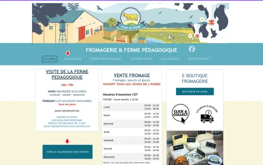 Site exemple LA FERME DU RIALET