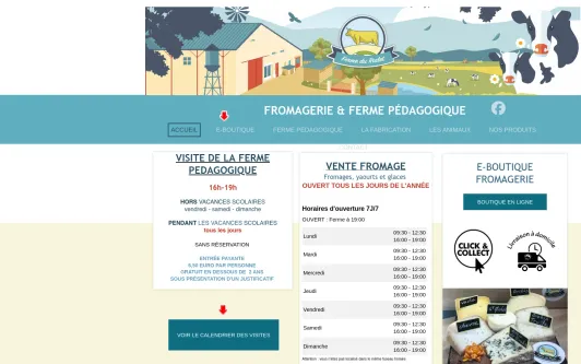 Site exemple LA FERME DU RIALET