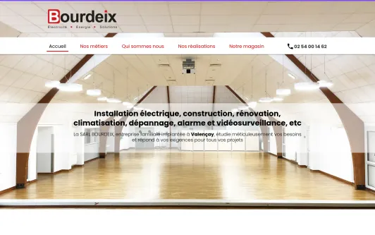 Example website Bourdeix