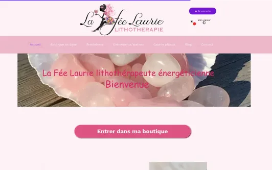 Site exemple La Fée Laurie