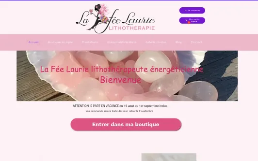 Site exemple La Fée Laurie