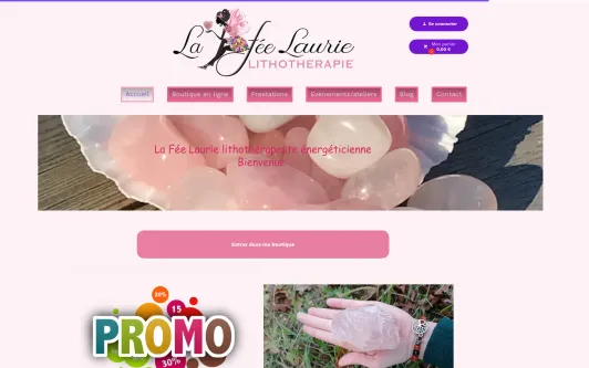 Site exemple La Fée Laurie