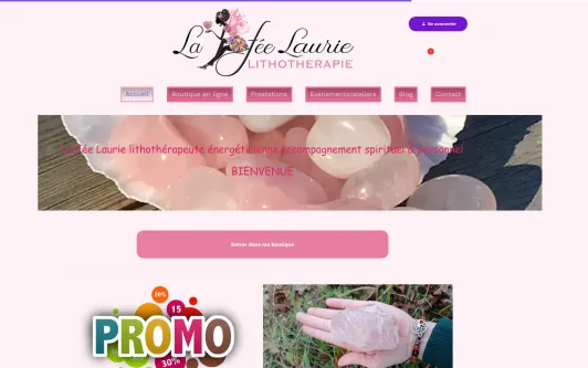 Site exemple La Fée Laurie