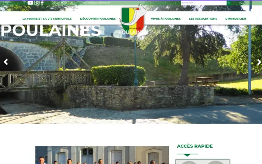 Site exemple Commune de Poulaines