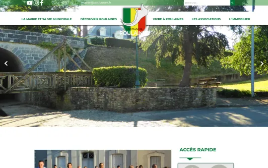 Site exemple Commune de Poulaines